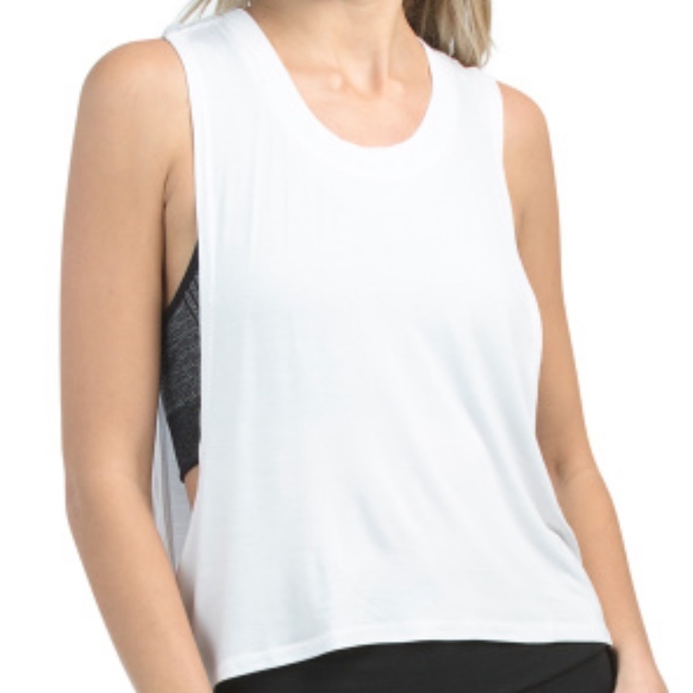 NWT Good American The Muscle Motivation Tank